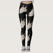 Donkey genaamd Carrots, zwart Leggings (Voorkant)