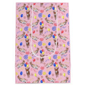 Donkey Gift Bag in Pink Medium Cadeauzakje (Achterkant)