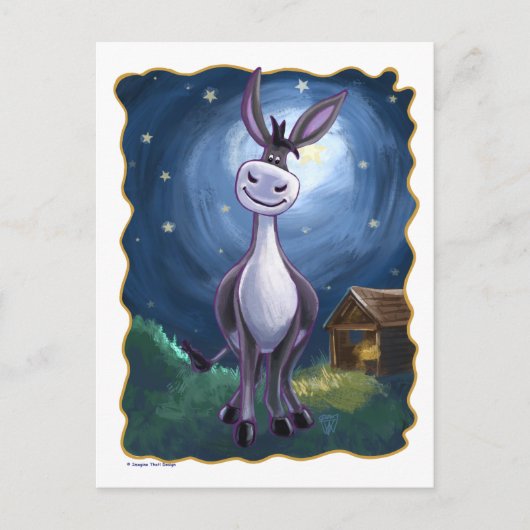 Donkey Gifts & Accessoires Briefkaart (Voorkant)