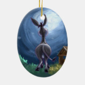 Donkey Gifts & Accessoires Keramisch Ornament (Achterkant)