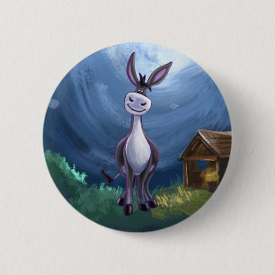 Donkey Gifts & Accessoires Ronde Button 5,7 Cm