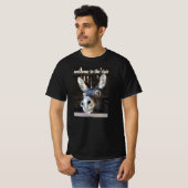 Donkey grappige boodschap t-shirt (Voorkant volledig)