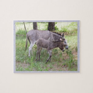Donkey Grazing Puzzle Legpuzzel