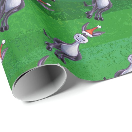 Donkey Kerstmis Cadeaupapier (Rol Hoek)