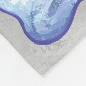 Donkey Kerstmis Fleece Deken (Hoek)