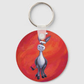 Donkey Kerstmis Sleutelhanger (Voorkant)