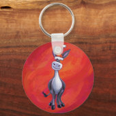 Donkey Kerstmis Sleutelhanger (Voorkant)