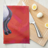 Donkey Kerstmis Theedoek (Quarter Fold)