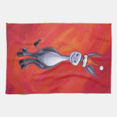 Donkey Kerstmis Theedoek (Horizontaal)