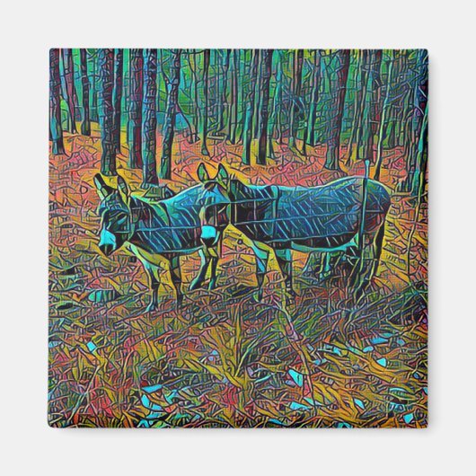 Donkey Kitchen Magnet Magneet (Voorkant)