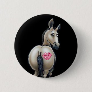 Donkey & Lips op aanvraag Ronde Button 5,7 Cm