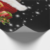 Donkey Lover Gift| Happy Donkey Merry Kerstmis Cadeaupapier (Hoek)