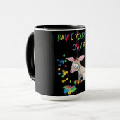 Donkey Lover Gift| Schilder je eigen pad Mok (Voorkant links)