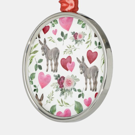 Donkey Lovers Christmas Ornament Keepsake (Links)