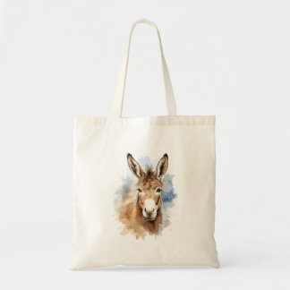 Donkey Lovers Design Pop Donkey Tote Bag