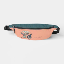 Donkey Lovers Vriendschap Quote Groen Sinaasappel Heuptasje