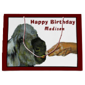 Donkey Manger une Apple Grand sac cadeau (Devant)