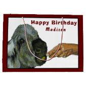 Donkey Manger une Apple Grand sac cadeau (Dos)