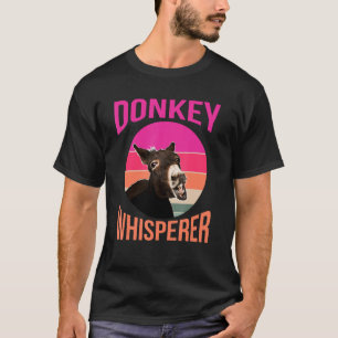 Donkey met Citaat Donkeys maak me glimlachen 7 T-shirt