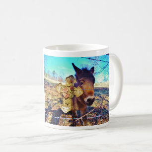 Donkey met Roos Cross Koffiemok