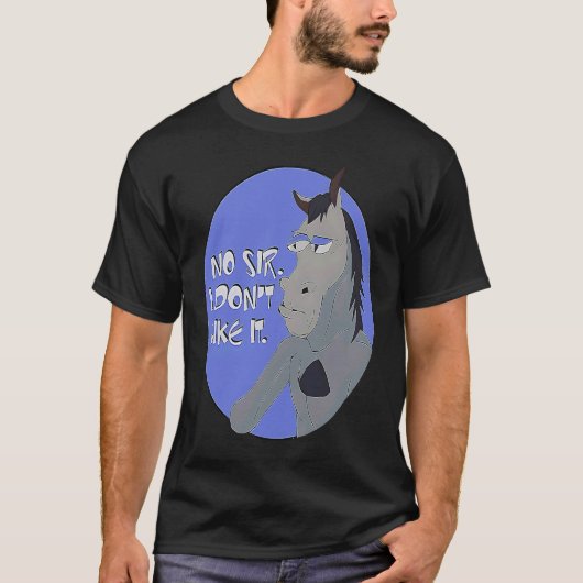 Donkey nr Sir, ik vind het niet Sarcastisch 2 T-shirt (Voorkant)