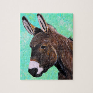Donkey Painting Jigzaag Puzzle Legpuzzel
