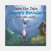 Donkey Party Center Magneet (Voorkant)