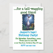 Donkey Party Center Magnetische Uitnodiging (Voorkant)