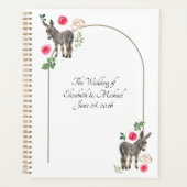 Donkey Pink Floral Wedding Planner (Devant)