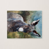 Donkey Portrait Puzzle Legpuzzel (Horizontaal)