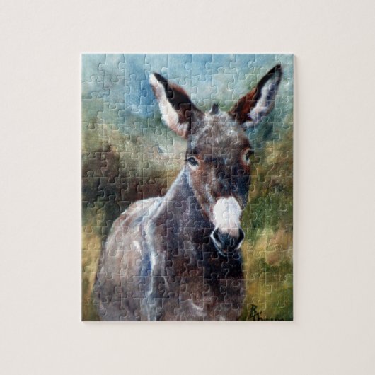 Donkey Portrait Puzzle Legpuzzel (Verticaal)