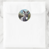 Donkey Portrait Sticker (Tas)