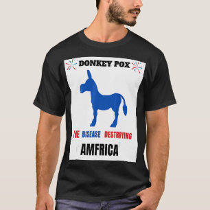 donkey pox amfrica quole donkey pox apparel cool t-shirt