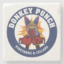 Donkey Punch Marble Onderzetter