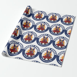 Donkey Punch Wrapping Paper Cadeaupapier