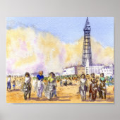 Donkey Rides - Blackpool Poster (Voorkant)