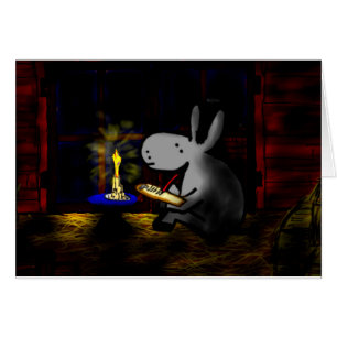 donkey schrijft via candelleight