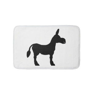 Donkey Silhouette Badmat
