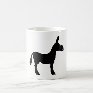 Donkey Silhouette Koffiemok