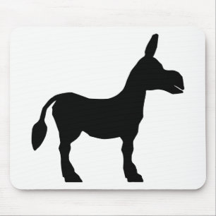 Donkey Silhouette Muismat