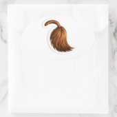 Donkey tail mini sticker sheet for party bag (Tas)