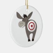 Donkey Target Keramisch Ornament (Rechts)