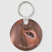 Donkey Thoughts Animal Gepersonaliseerd Sleutelhanger (Achterkant)