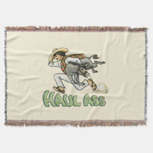 Donkey Throw Blanket Deken