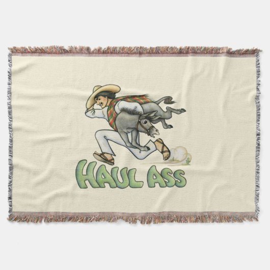 Donkey Throw Blanket Deken (Voorkant)
