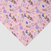 Donkey Tissue Paper in Pink Tissuepapier (Detail)