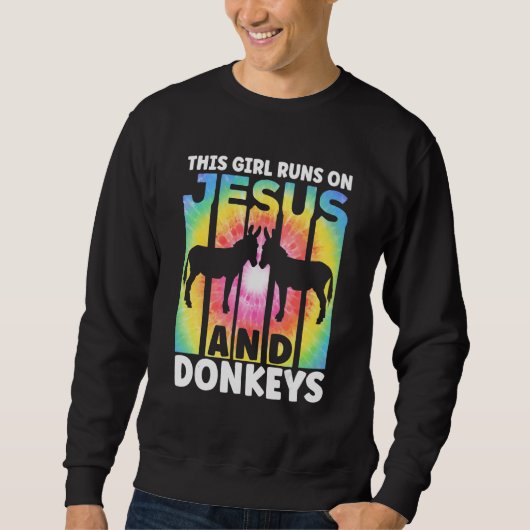 Donkeys Apparel for Donkey Lover Accessories for G Trui (Voorkant)