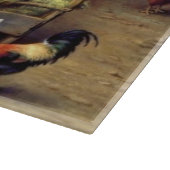 Donkoenen Kippen Schilderende landbouwhuisdieren Snijplank (Hoek)
