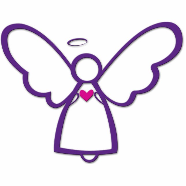 Donna Bella Angel Ornament Fotobeeldje Ornament (Voorkant)