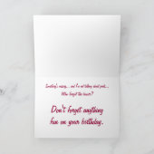 Donna - Happy Birthday Kaart (Binnen)